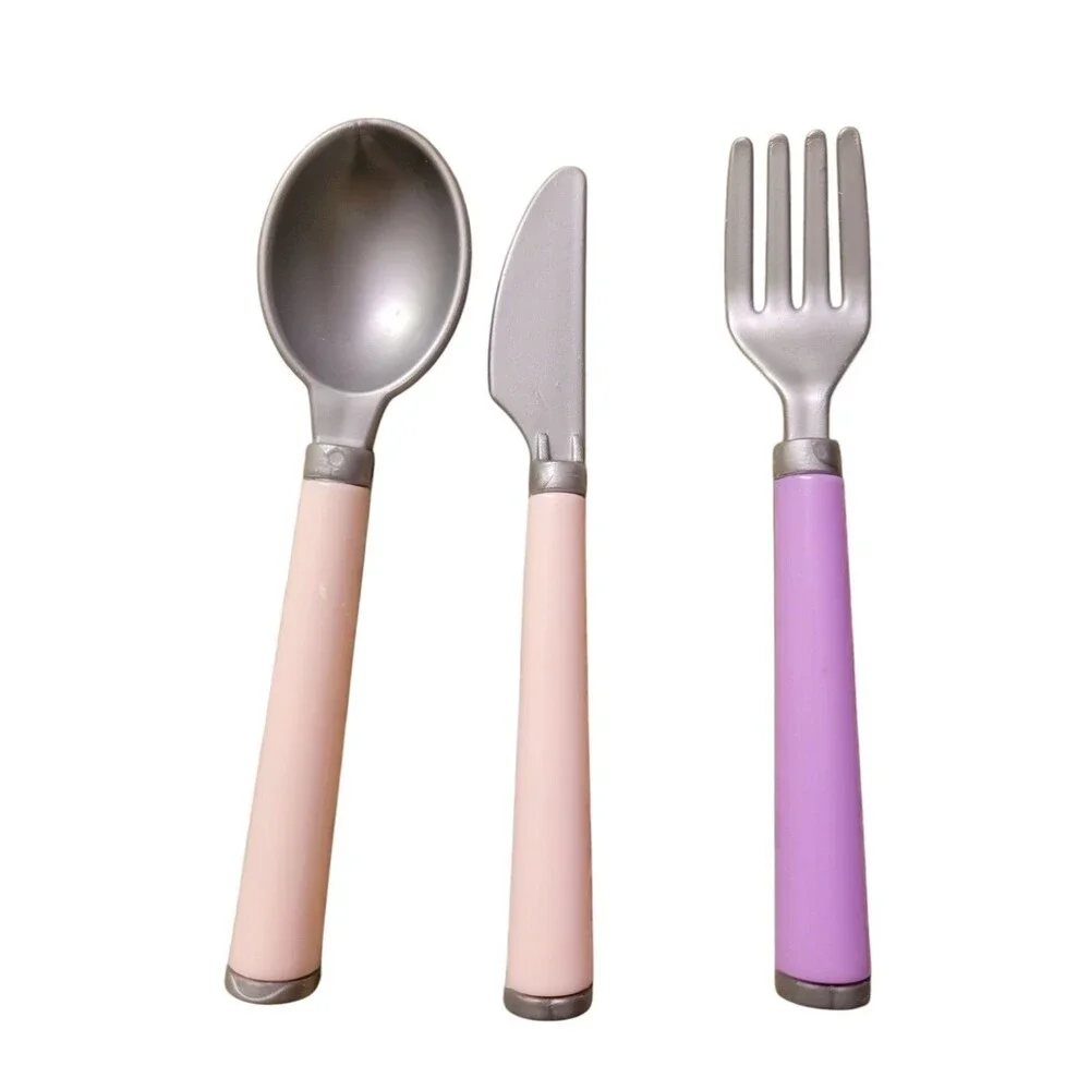 Lot Of 11 Pretend Play Kids Toy Silverware Utensils